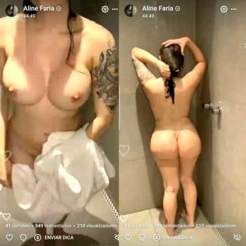 Aline Faria Nude Shower VideoTape Leaked