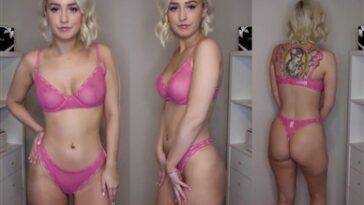 Amea May Nude Pink Mesh Lounge Porn Video Leaked