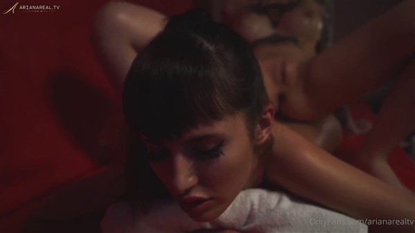 ArianaRealTV Nude Oil and Nuru Massage Porn Video Leaked