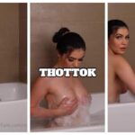 Mikaela Pascal Nipple Slip Bath Onlyfans VideoTape Leaked