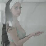 Bhad Bhabie Topless Nipple Visible in Shower VideoTape Leaked