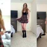 Christina Khalil Nude Naughty School Girl Teasing Video Leaked