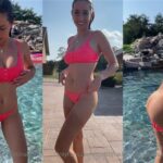 Christina Khalil Nude Pool Stripease Video Leaked