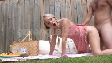 Gwen Gwiz Nude Summer Garden Picnic Sextape Fucking Video Leaked