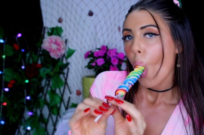 Angelique ASMR Lollipop Licking VideoTape Leaked