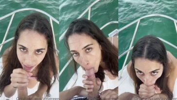 Izzy Green Boat Blowjob Video Leaked
