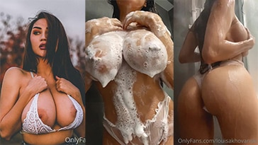 Louisa Khovanski Nude Onlyfans Shower Big Tits VideoTape