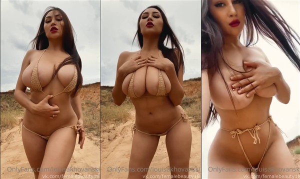 Louisa Khovanski Nude Outdoor Teasing Video Leaked