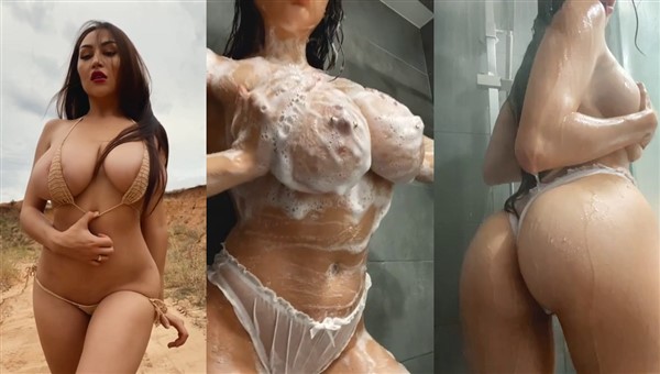 Louisa Khovanski Nude Soapy Shower Video Leaked