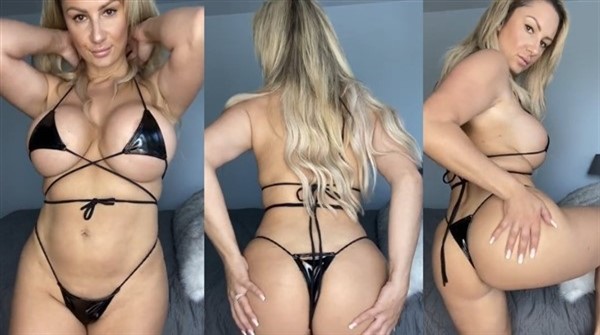 Swedish Bella Nude Black Bikini Tease Video Leaked