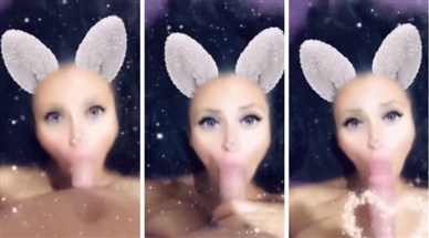 Princess Jasmine Sensual Blowjob Snapchat VideoTape