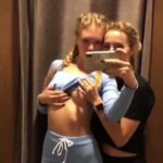 Two girls and tits in the dressing room Tiktok Porn