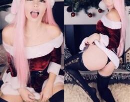 Belle Delphine Sexy Christmas Cosplay