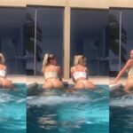 Carolina Samani Nude Ass Twerking in Pool Video Premium