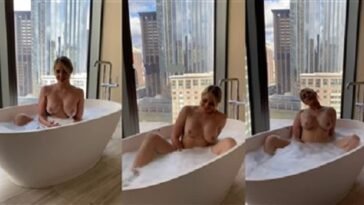 Courtney Tailor Nude Masturbating in Bathtub Porn Video Premium