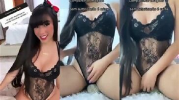 Juliana Bonde Nude Black Lingerie Teasing Porn Video Premium