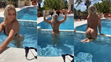 Paige Vanzant Nude in Swimming Pool Video Premium