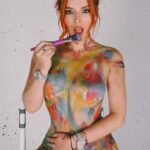 Bella Thorne Nude Body Paint Set