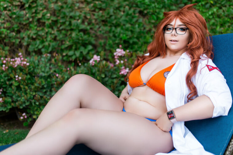 Momokun nude Android 21 Swimsuit