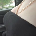Pearl necklaces go good with my boobs