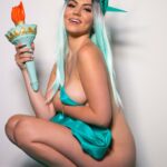 Mikaela Pascal Sexy Statue Of Liberty Cosplay