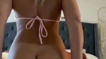 Paige VanZant Sexy Bikini Ass Flash