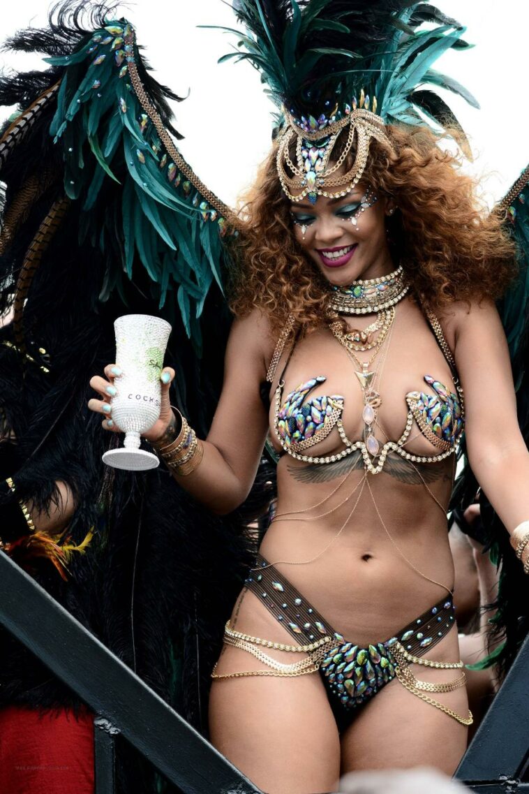 Rihanna Bikini Festival Nip Slip