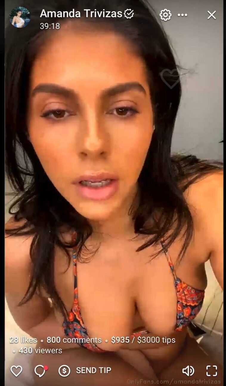 Amanda Trivizas Dildo Masturbation Onlyfans Livestream Premium