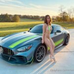 Christina Khalil Micro Bikini Sports Car Onlyfans Set Premium