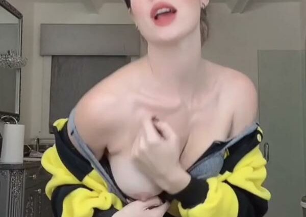 Amanda Cerny Nipple Slip Stripping