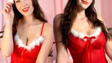 KittyPlays Christmas Lingerie Tease Fansly Set Leaked