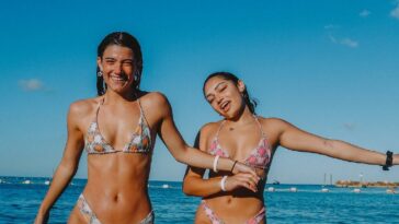 Charli D’Amelio Candid Thong Beach Bikini Set Leaked