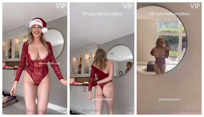 Bethany lily april Nude Christmas Onlyfans Video
