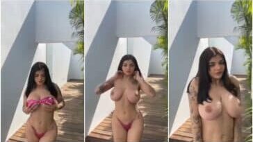 Karely Ruiz Nude Public Bikini Striptease Leaked Video