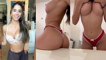 Carolina Samani Delivery Girl Tits Teasing Video