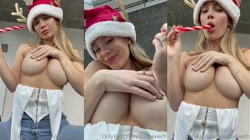 Daisy Keech Christmas Tits Close Up