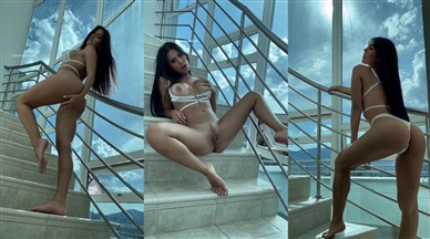 Kathleen Sexy Staircase Tease Video Premium