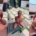 Therealbrittfit Pool Side Sex Tape Video Premium