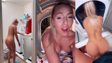 Therealbrittfit Stuck In Washing Machine Sex Video Premium