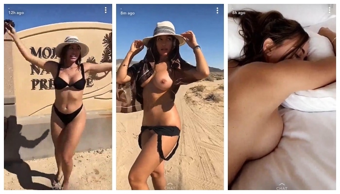 Ana Cheri Nude Photoshoot BTS Snapchat Video