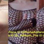 Fiona Allison xxx Sexy Tits Tease Leaked Video