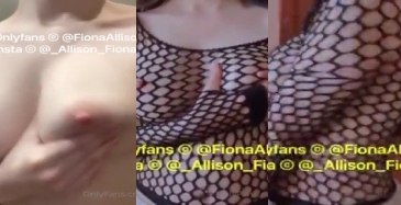 Fiona Allison xxx Sexy Tits Tease Leaked Video