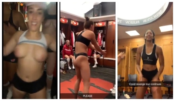 Wisconsin Volleyball Sexy Celebration Leaked Video