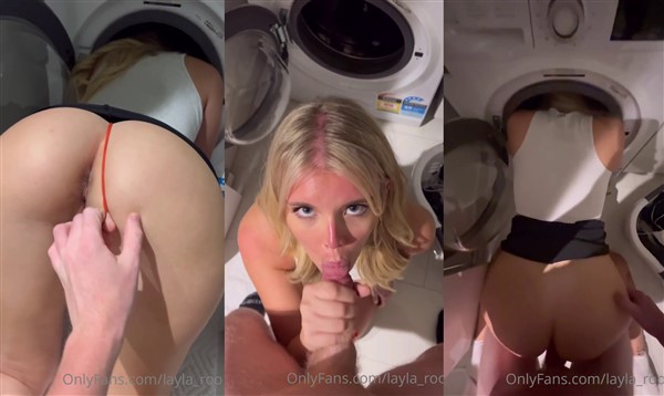 Lilylanes Stuck in Washing Machine Sex Video Leaked
