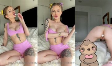 Laynabootv Nude Butt Plug Sucking Porn Video Leaked