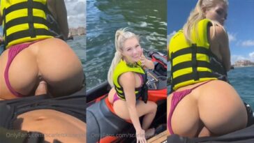 ScarlettKissesXO Jet Skiing Sex tape Video Leaked