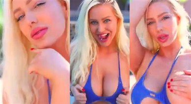 Tara Babcock Blue Monokini Nude Video Leaked